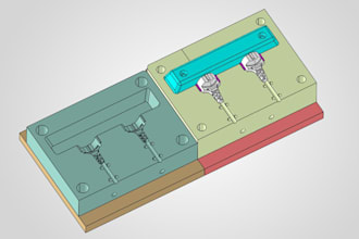 do 3d mold design and plastic injection mold for manufacturing