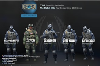get any cs2 account to 20k rating or higher