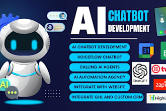 make a futuristic ai chatbot or do ai automation with voiceflow, make and zapier