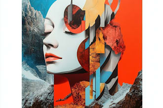 design abstract art,modern,minimal, nature and landscape art exhibition posters