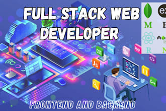 develop website in mern, do full stack mongodb express react node js development