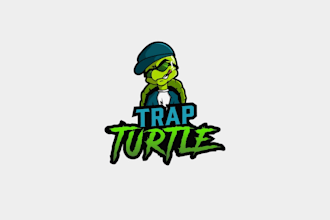 design trap turtle new clothing logo