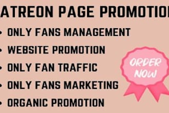 do page promotion  onlyfans chatter fansly fanvue and patreon