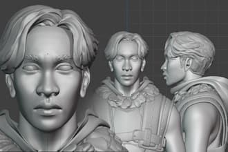 modeling and sculpting 3d model in blender for 3d printing