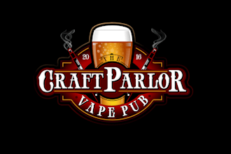 design awesome vape pub logo