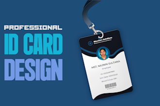 design professional official corporate and student id cards employee id card