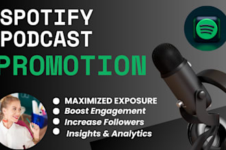 promote spotify podcast to increase download and subscribers