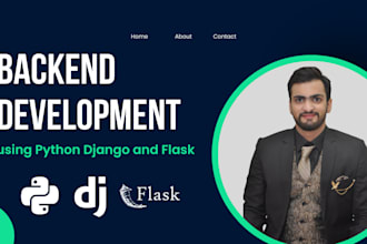 create python based web application with django and flask