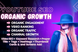 professional youtube video editing, SEO, thumbnails optimization service