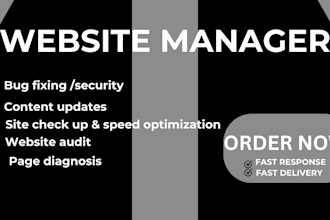 build and manage author website, ebook manager, website management