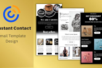 design constant contact newsletter email template