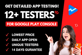 provide unique 12 testers google play console closed testing
