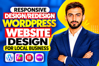 design or redesign wordpress website for local business