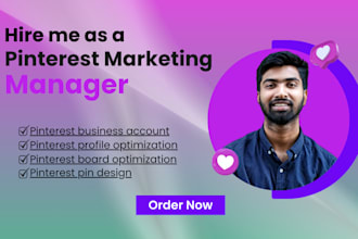 setup pins and boards as a pinterest marketing manager