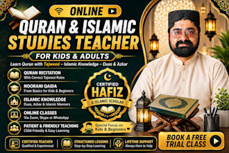your online quran tutor, islamic studies teacher