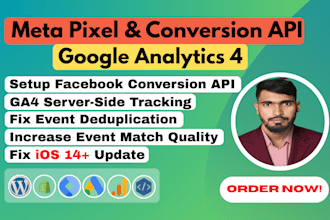 fix or setup meta pixel facebook conversion api ga4 server side tracking shopify