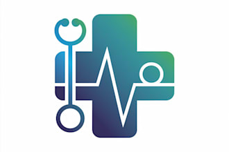 do medical natural health beauty ,gym ,yoga and fitness logo