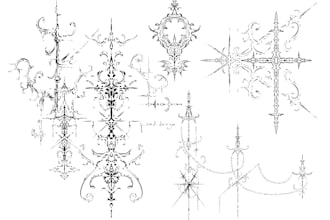 create a cybersigilism design for tattoo or clothing