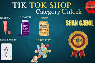 get unlock tiktok shop toys and pet categories