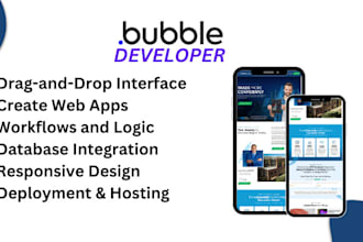 do bubble chatbot, app development integration bubble website