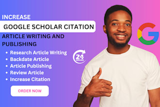 create and optimize your google scholar profile and add publications