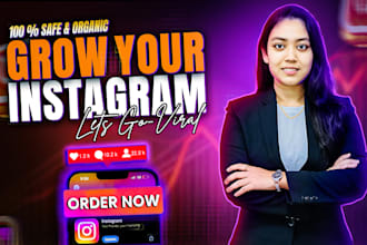 promote, manage and grow your instagram page organically