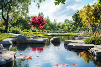 create landscape designs with realistic renderings