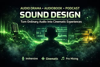 sound design your audio drama, audio book or podcast