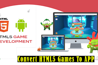 conversion HTML5 or webgl to apk or aab  with ad integration