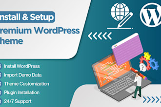 install wordpress theme and customize themeforest, envato, wordpress theme
