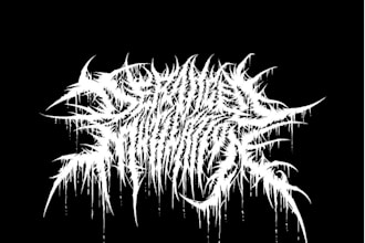 design a death metal, slam, and brutal logo for you