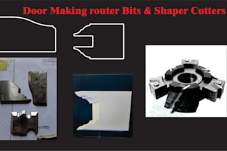 design custom router bits and shaper cutters for woodworking