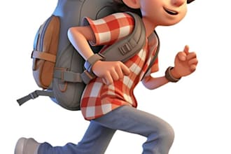 do 3d game character rigging and animation for unity