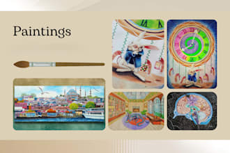 paint unique, personalized art tailored to your needs