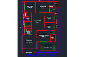 design superb 2d architectural plans