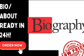 do company bio, brand story, about me for your brand