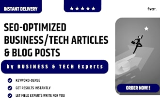 write professional content in tech, finance and business