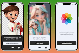 design awesome mobile app UI UX design with prototype