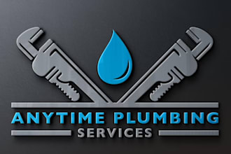 create professional handyman or plumbing logo
