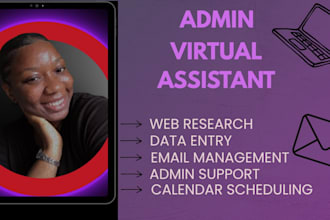 be your your virtual assistant for data entry, email, and admin support