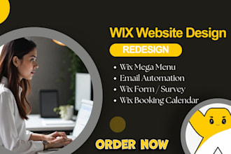 wix form survey wix booking calender wix mega menu wix email automation