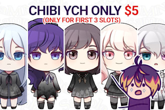 draw a fullbody ych chibi