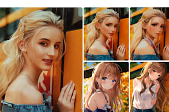 build ai artwork generator app, ai image generator, ai fashion models, ai anime