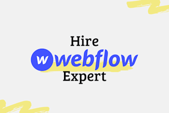 design, redesign or fix website in webflow, webflow expert, figma to webflow