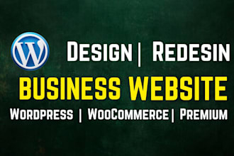 create wordpress website, design ecommerce store ,elementor divi website design
