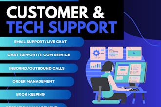 be your customer support, customer service representative