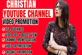 do organic christian youtube video promotion channel optimization