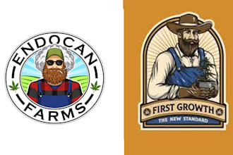 make cannabis, weed, marijuana and hemp logo design