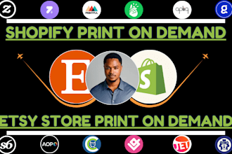 etsy shopify print on demand etsy print on demand shopify store print on demand