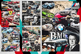 design a photo collage poster with your pictures